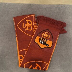 AS Roma Red and Orange Scarf